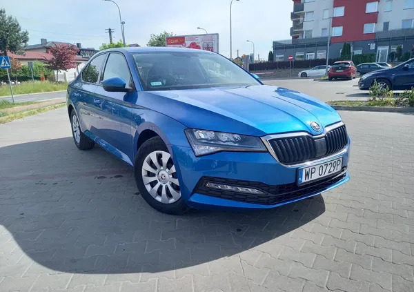 mazowieckie Skoda Superb cena 92250 przebieg: 74000, rok produkcji 2020 z Płock